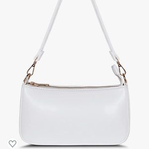 White shoulder bag